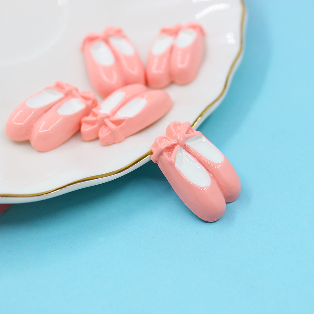 Christmas Craft Embellishment - 10 szt. Żywiczne Mini Baletki DIY,