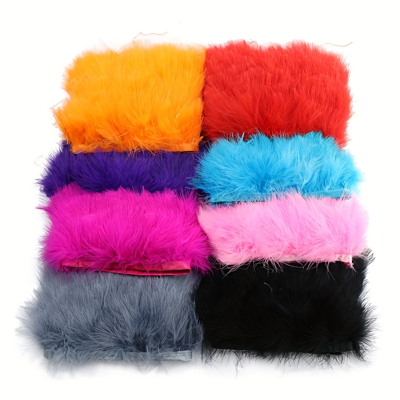 Puszyste pióra indycze, frędzl – Feather Trim Marabou recenzja i cena