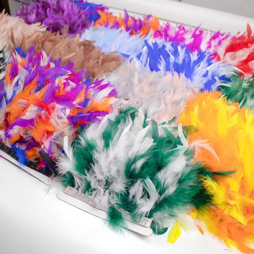1M 5M 10M Dwukolorowa Taśma z  – Feather Trim Marabou recenzja i cena